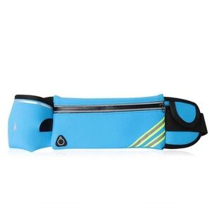 Evrifit Pro Waist Pack Waterproof Zipper and Cord Slot, Water Bottle Holder